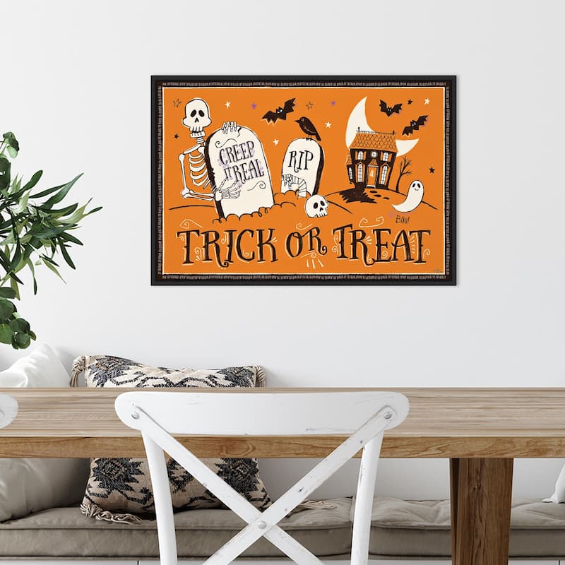 Amanti Art Spooktacular XI Framed Canvas Wall Art