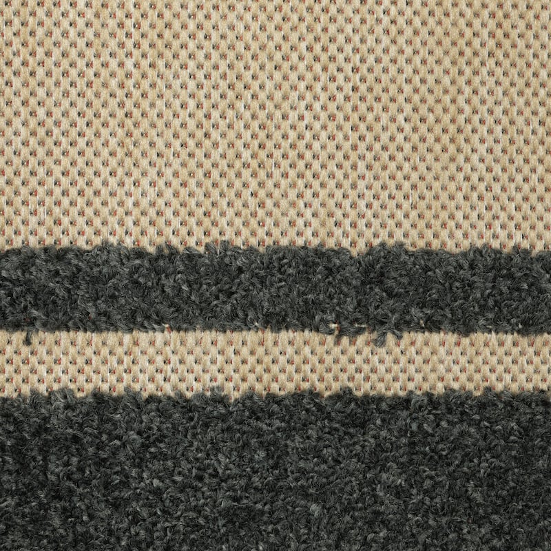 Style Haven Cara Mixed Pile Classic Bordered Indoor-Outdoor Area Rug
