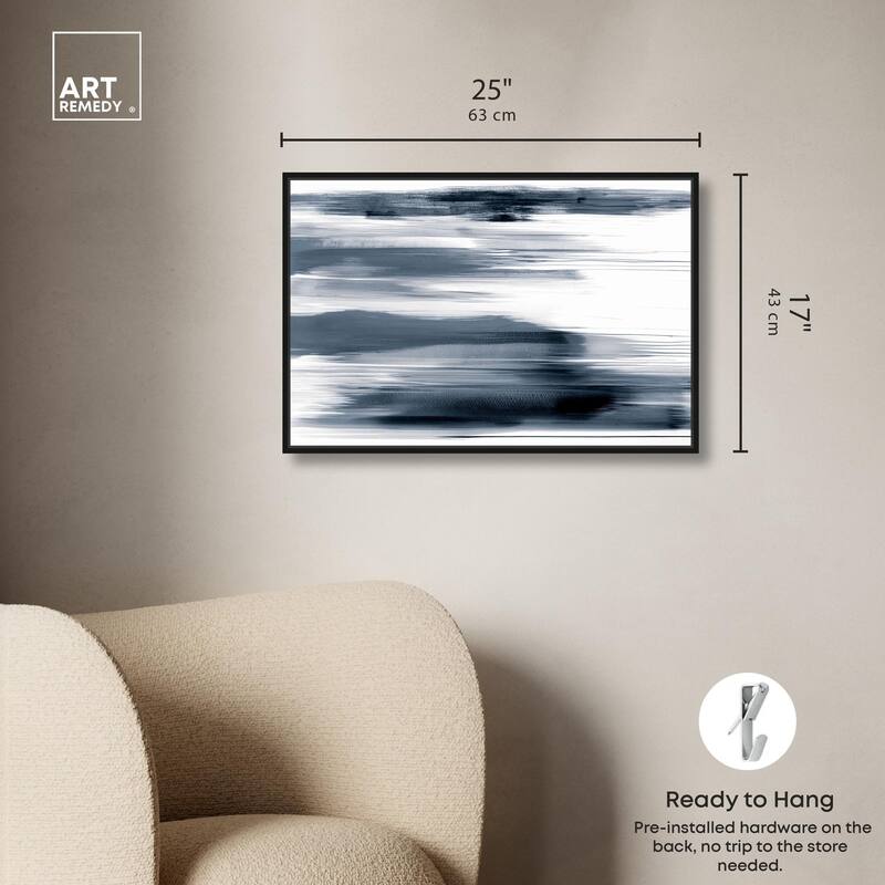 Blue Mirage Canvas by Art Remedy