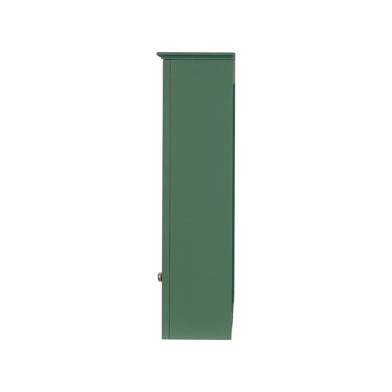 30'' x 28'' Wall Mounted Storage Cabinet for Bathroom,Mirror Cabinet with 3 Open Shelves