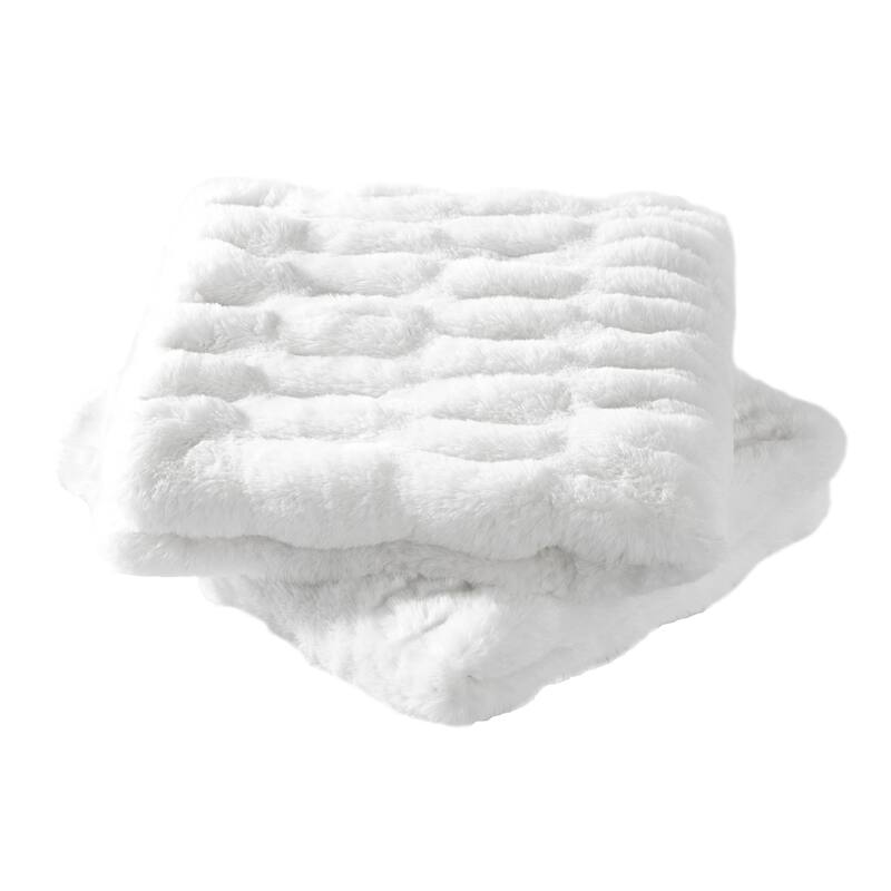 Serenta Shar Pei FauxFur 2 Piece Pillow Shell Set, NO INSERT