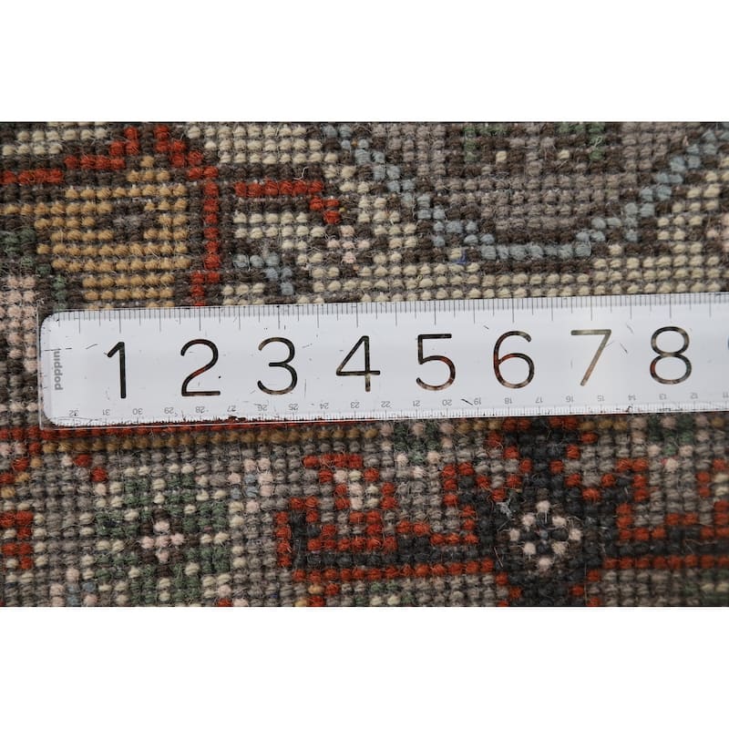 Gray Heriz Serapi Indian Accent Rug Handmade Wool Carpet - 2'0" x 3'0"