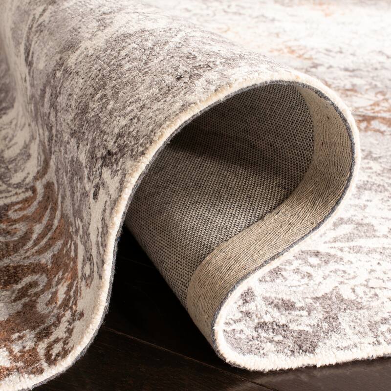 SAFAVIEH Hand-knotted Expression Ganka Vintage Abstract Wool Rug