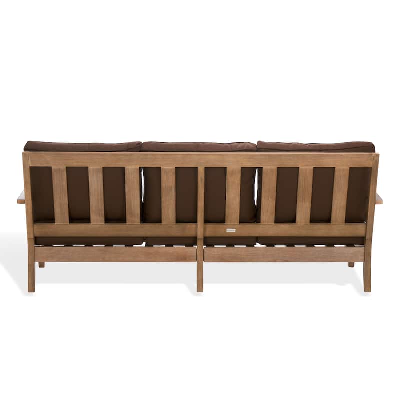 SAFAVIEH Couture Martinique Wood Patio Sofa