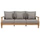 preview thumbnail 31 of 137, SAFAVIEH Couture Outdoor Martinique Solid Wood Patio Sofa