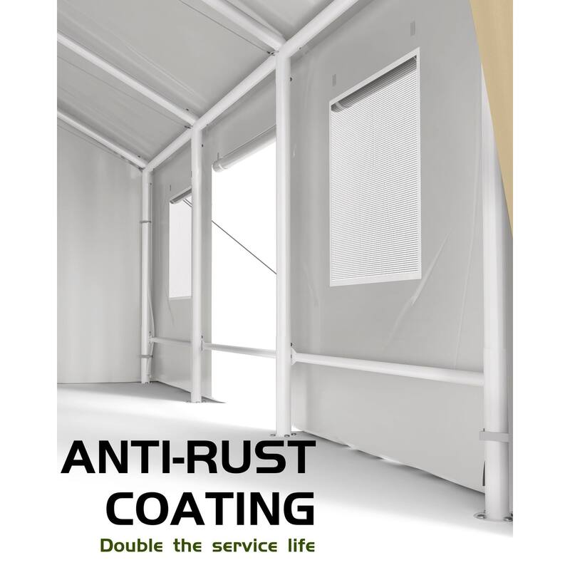 10'x20',13'x20',13'x25' Carport Windproof