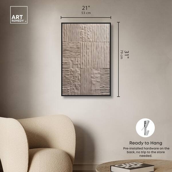 dimension image slide 8 of 24, Old Clay Texture Canvas Elegant White and Gold Art by Art Remedy