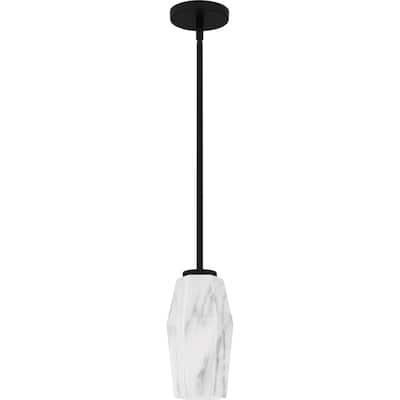 Fogel 1-Light Matte Black Mini Pendant