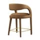 preview thumbnail 4 of 44, Pinnacle Performance Velvet Counter Stool Set of Two