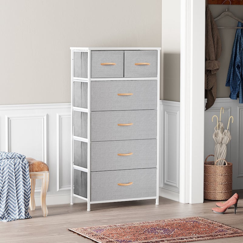 Pellebant 6 Drawers Vertical Dresser Storage Tower