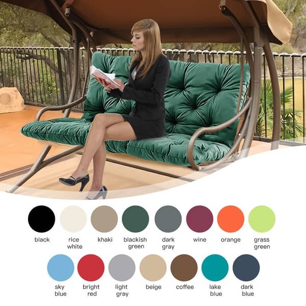 Porch Swing Cushions,Outdoor Swing Replacement Cushions Seater