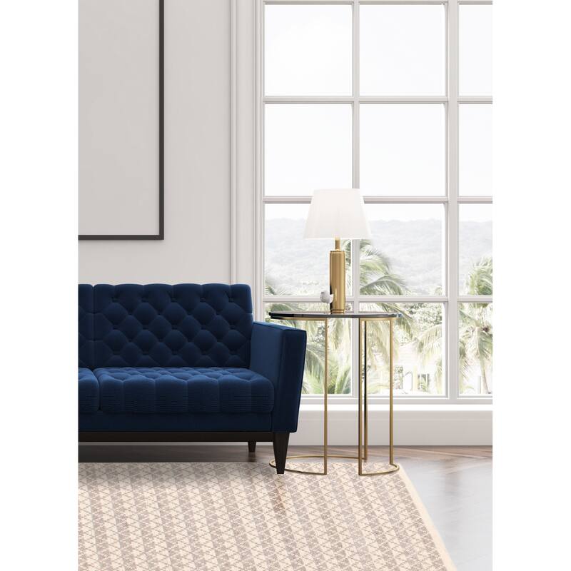 Nevada Grey Kilim 5'0" x 8'1" - 5'0 x 8'1