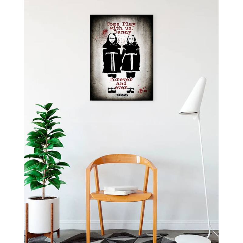 The Shining - Come Play Art Poster - 24 x 36 Inch