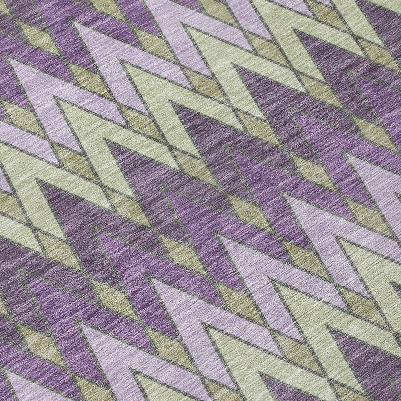 Machine Washable Indoor/ Outdoor Modern Baxter Chantille Rug