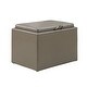 preview thumbnail 30 of 41, Porch & Den Claiborne Storage Ottoman with Reversible Tray