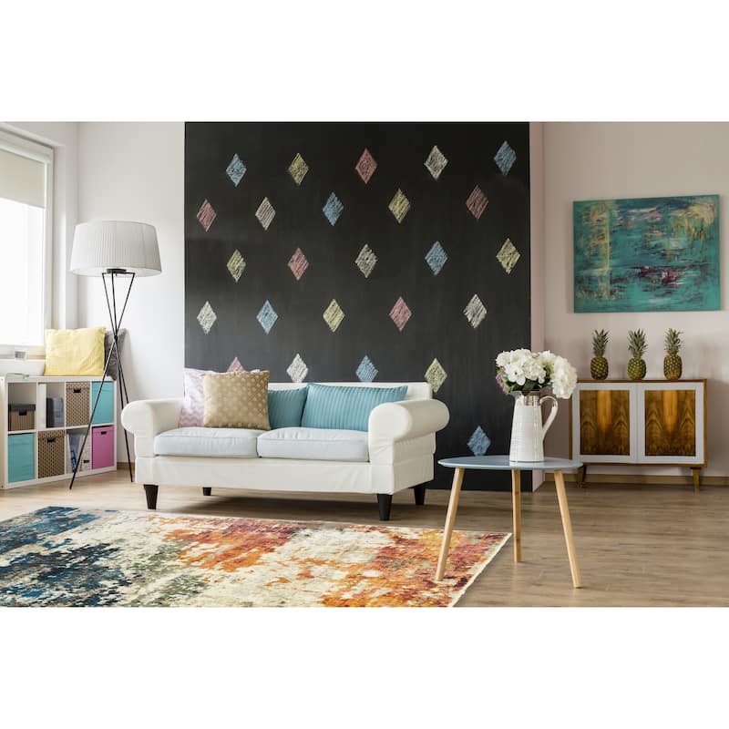 Oxford Sonoma Multi Contemporary Abstract Rug