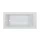 preview thumbnail 8 of 145, Fine Fixtures Acrylic-Fiberglass Soaking Bathtub, White. Alcove/Apron Front