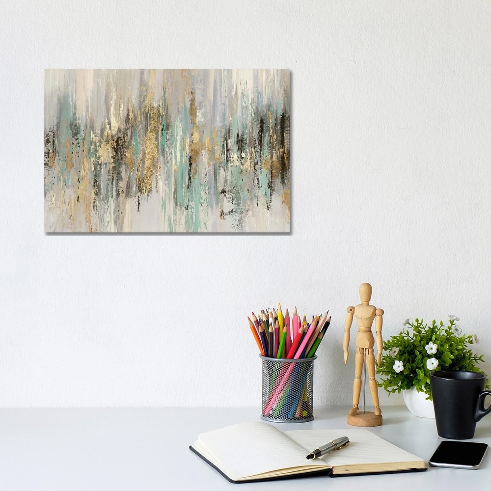 iCanvas "Dripping Gold I" by Tom Reeves Canvas Print
