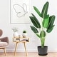 preview thumbnail 3 of 4, 5 Ft Artificial Tree Bird of Paradise Artificial Plant with Trunks Faux Plant Palm Tree - 6.3x6.3x60in