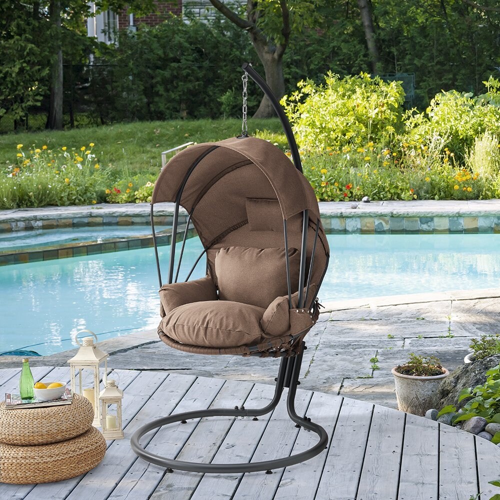 Outdoor Swinging Backyard Chair Outdoor Lounge Hanging Patio Chair