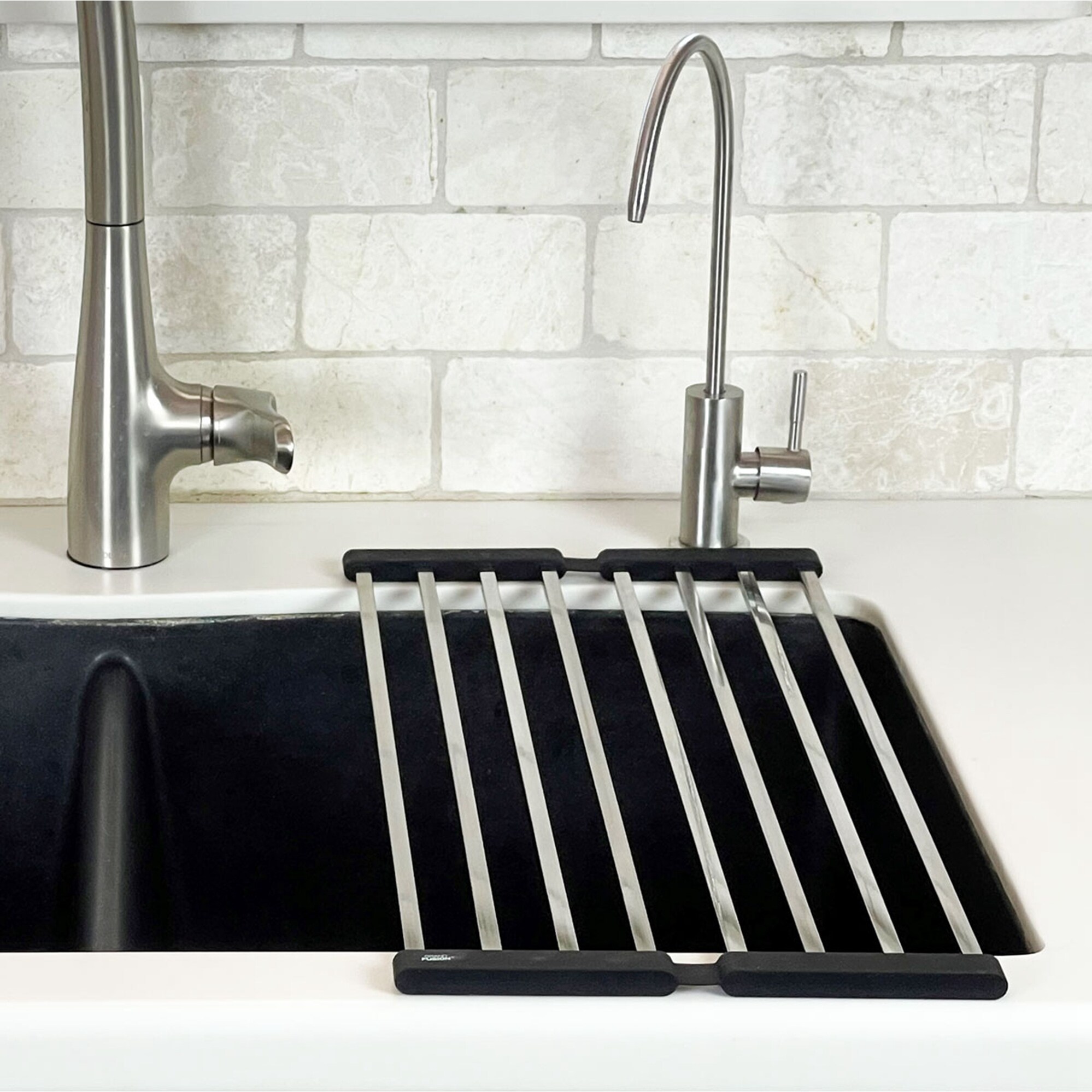 Grand Fusion Over The Sink Rack with Utensil Organizer