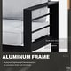 preview thumbnail 23 of 47, Royalcraft 4-Piece All-Aluminum Patio Set with 5" Cushions & 3.2" Widened Armrest, Seats 5, 250 lbs - 4-Piece Sets