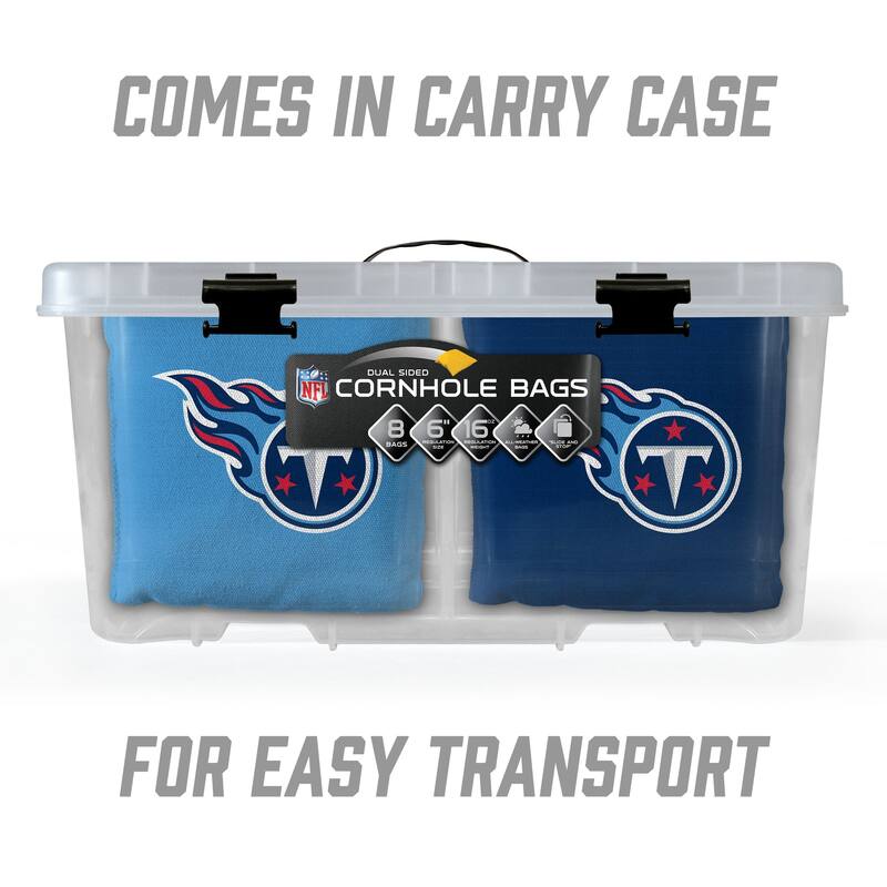 Tennessee Titans NFL Dual Sided Pro Stop & Slide Cornhole Bags