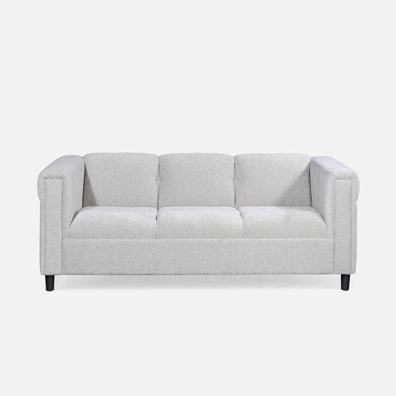Made in USA Indoor Upholstered Fabric Sofa - Gray - 72*33*28 inches