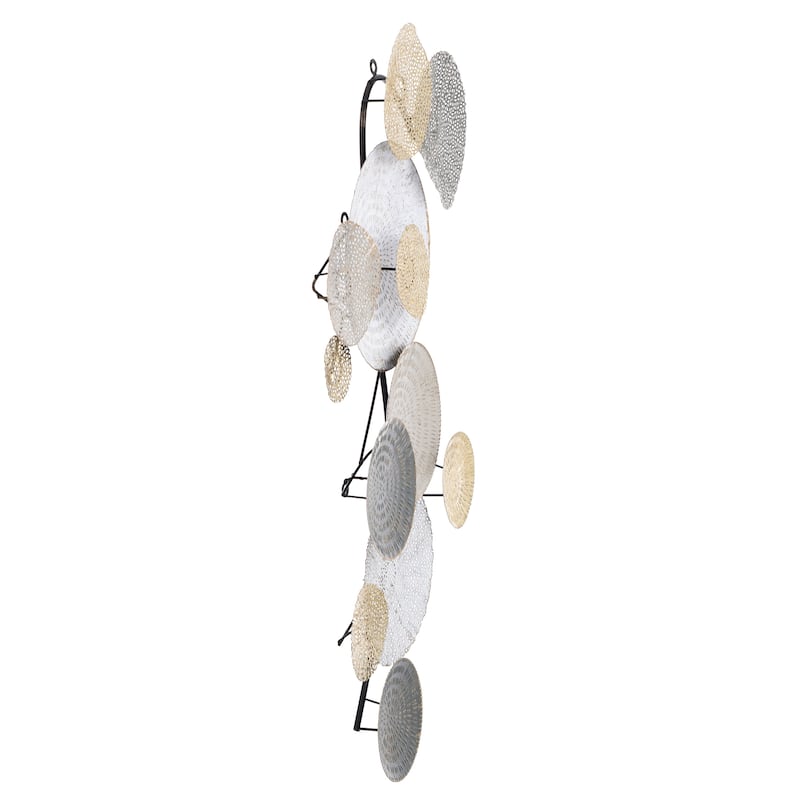 StyleCraft Lazer Cut Lillies - Metal Wall Art - Multi-Color Finish