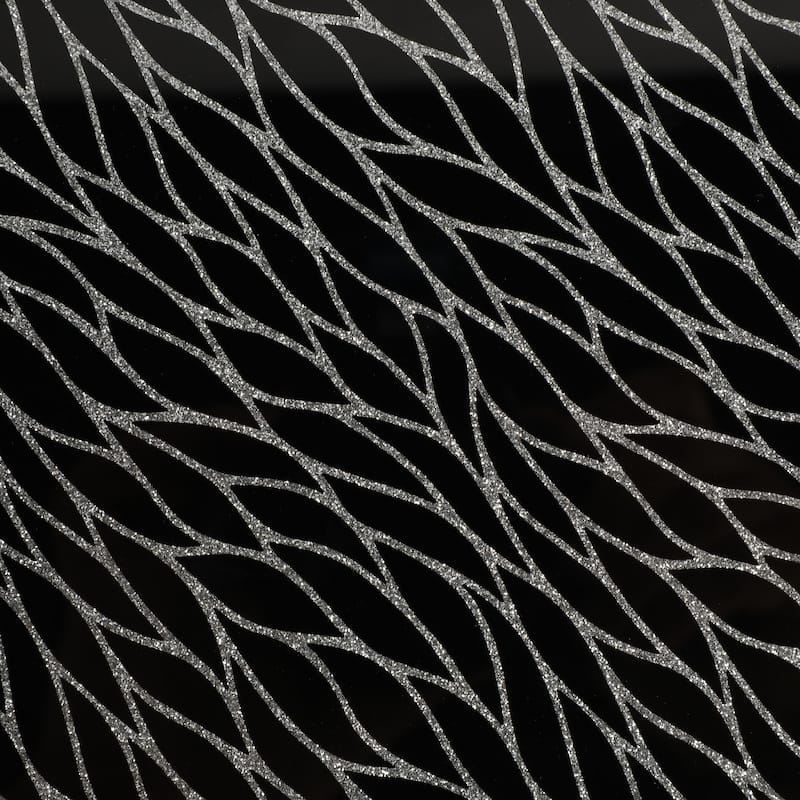 Decorative Pattern Glass Tray with Handles - Chic Home Decor - Accent Tray