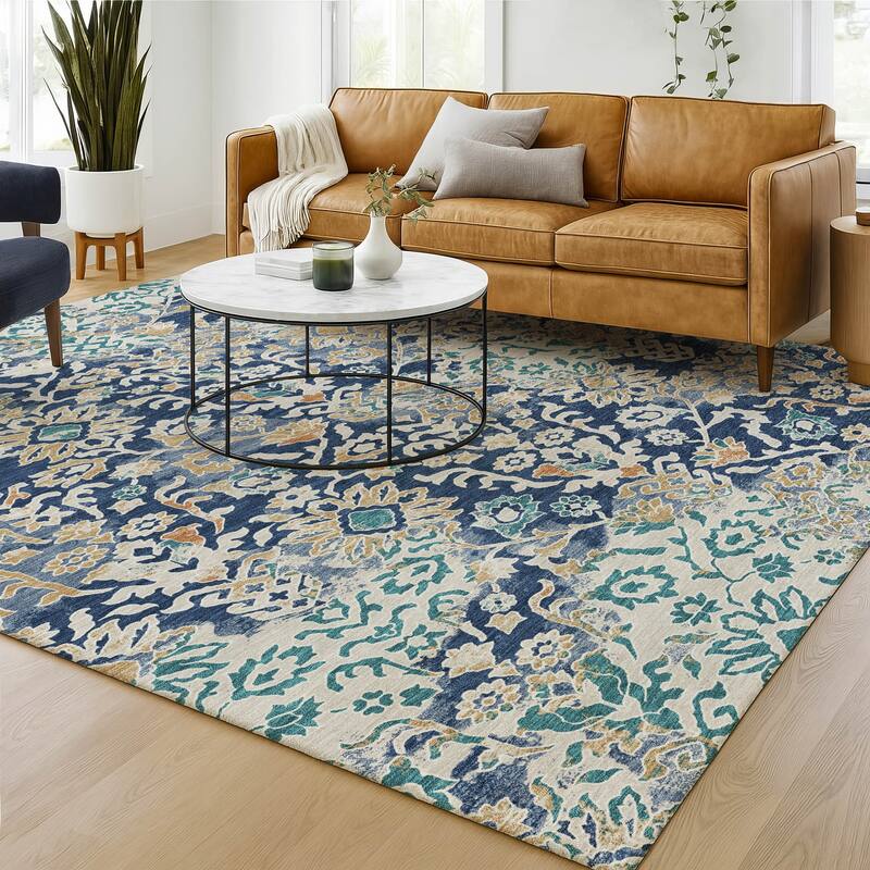 Machine Washable Indoor/ Outdoor Global Avon Chantille Rug