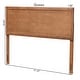 preview thumbnail 7 of 7, Alan Transitional Ash Walnut Finished Wood Headboard