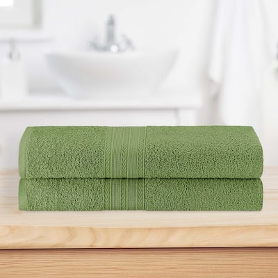 Eco-Friendly Sustainable Cotton Bath Sheet by Superior (Set of 2)