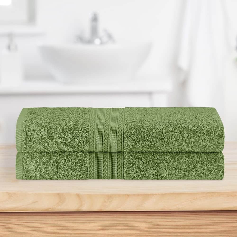 Eco-Friendly Sustainable Cotton Bath Sheet by Superior (Set of 2)