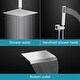 preview thumbnail 10 of 23, Ceiling Mount Tub Shower System With Rough-in Valve Complete Shower Faucet With Handheld And 12 Inch Shower Head Combo Kit Set