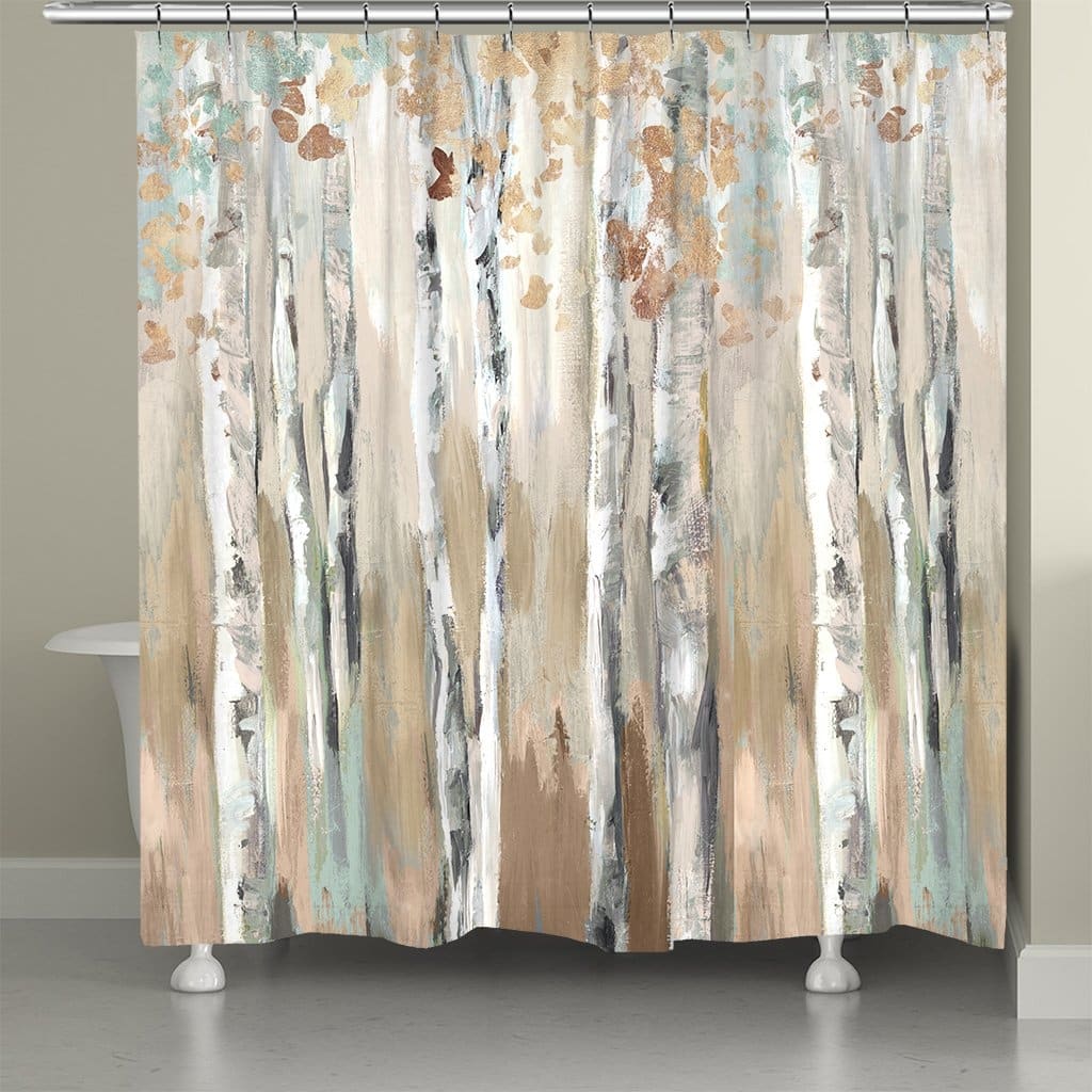 Woods at Dusk Shower Curtain