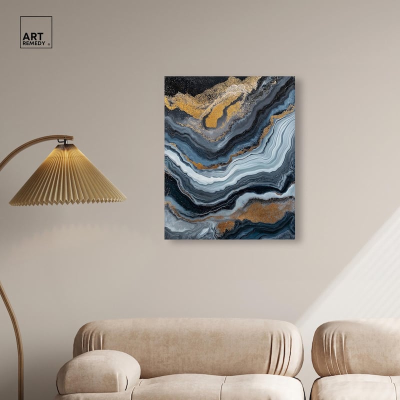 Acrylic Flow II Canvas by Art Remedy, Gallery Wrapped