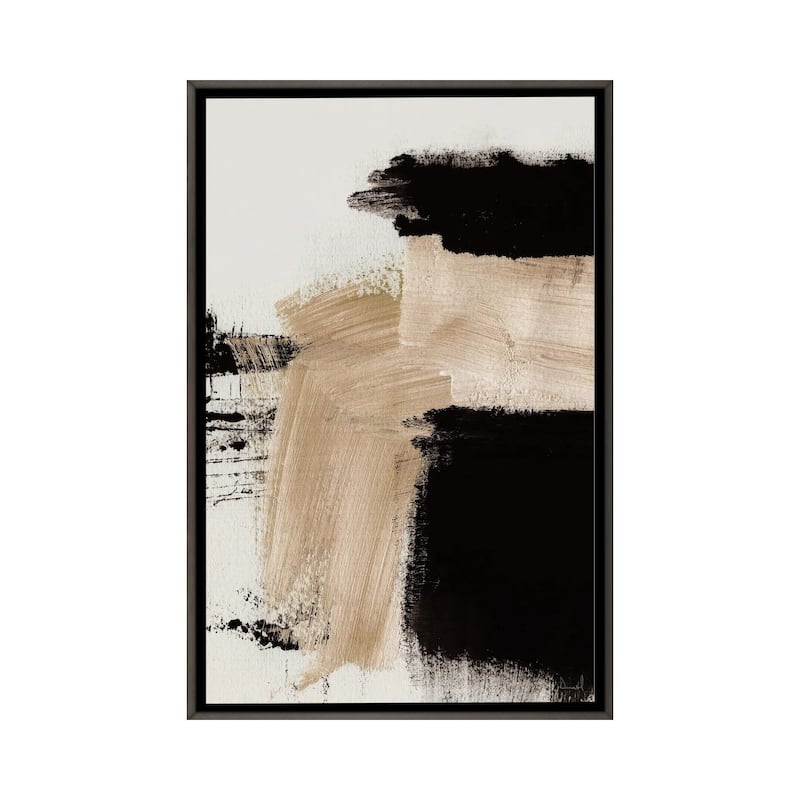 iCanvas "Path" by Dan Hobday Framed - Charcoal - 48x32