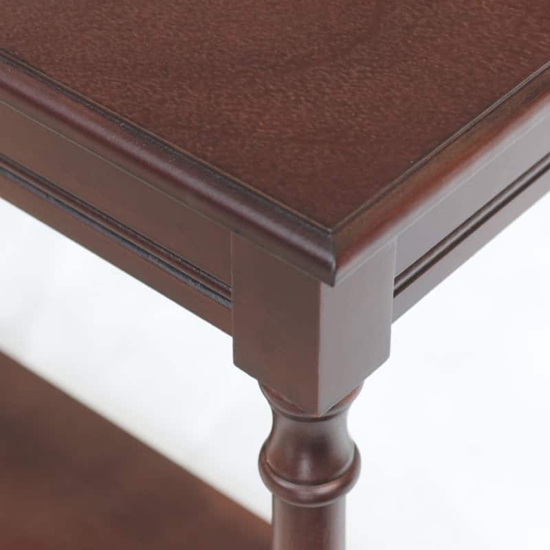 28.25'' Console Table ,28.25'' H X 28.25'' W X 11.8'' D,Walnut