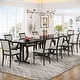 preview thumbnail 6 of 6, Dining Table for 4-6 People, 63-Inch Large Dining Room Table, High Glossy Finished