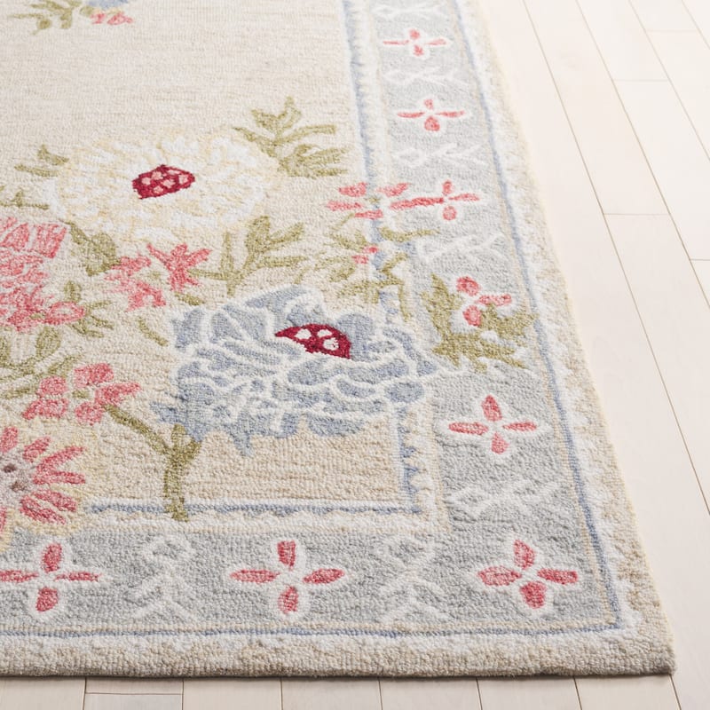 SAFAVIEH Handmade Jardin Pamina Floral Wool Rug