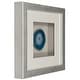 preview thumbnail 12 of 11, HUJI Blue Agate Slice Shadow Box Wall Décor Set