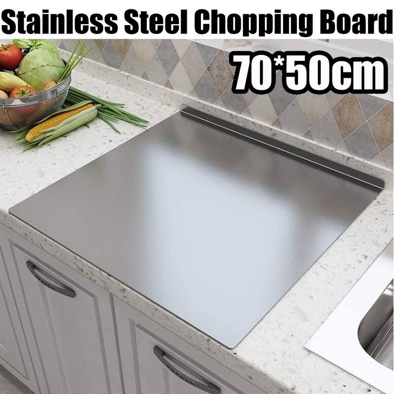 Extra Large 304 Stainless Steel Chopping Board Easy To Clean Bed Bath