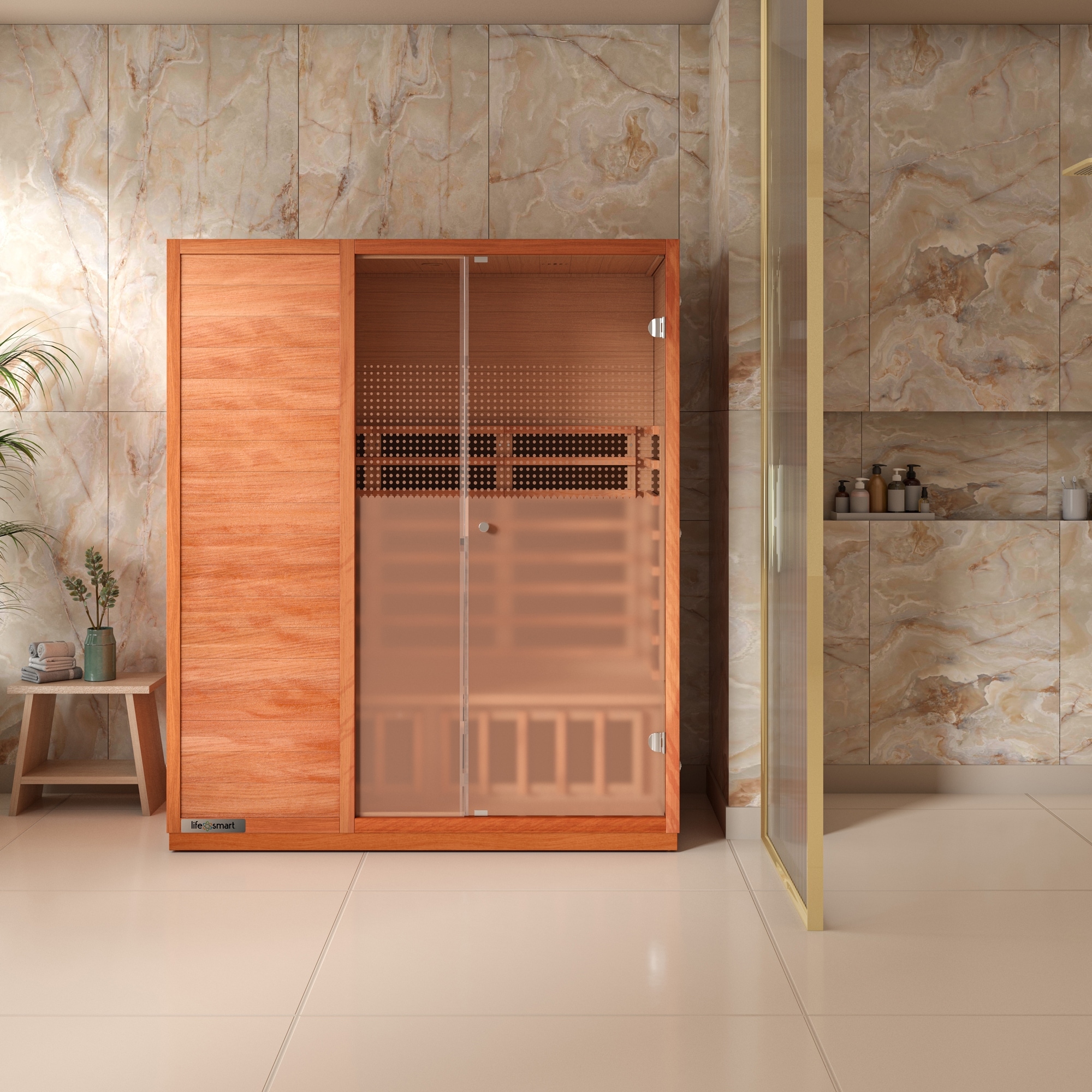 Lifesmart Sahara LSS-3, 3-Person Indoor Okoume and Hemlock