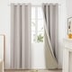 preview thumbnail 63 of 69, Deconovo Faux Linen Total Blackout Grommet Curtain (2 Panels)
