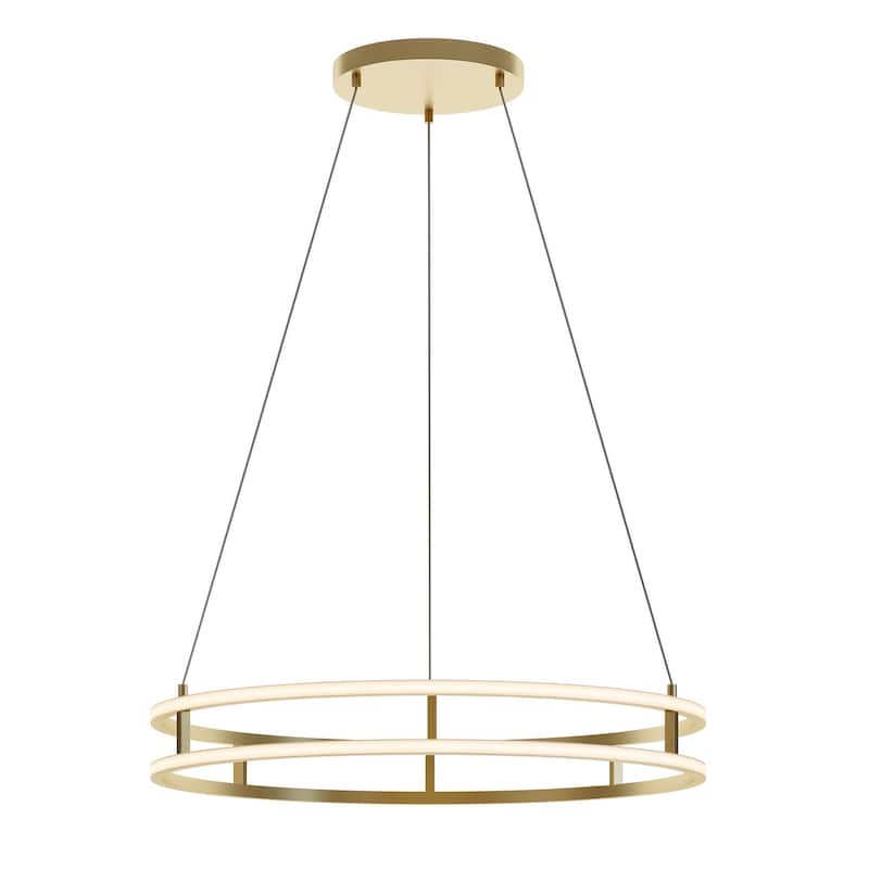AFX GEMP32LAJUD Gemini 32" Wide LED Ring Chandelier