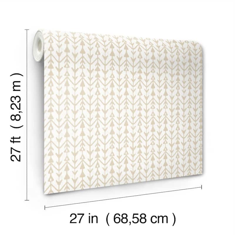 Soissons Martigue Stripe 27 In W X 27 Ft L Wallpaper