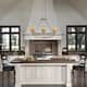 Transitional to Nautical Modern Interiors Oil-Rubbed Bronze 6-Light Chandelier With Warm Fabric Shades For Dining Room Decor