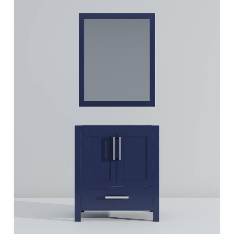Jacques Bath Vanity No Top and Mirror