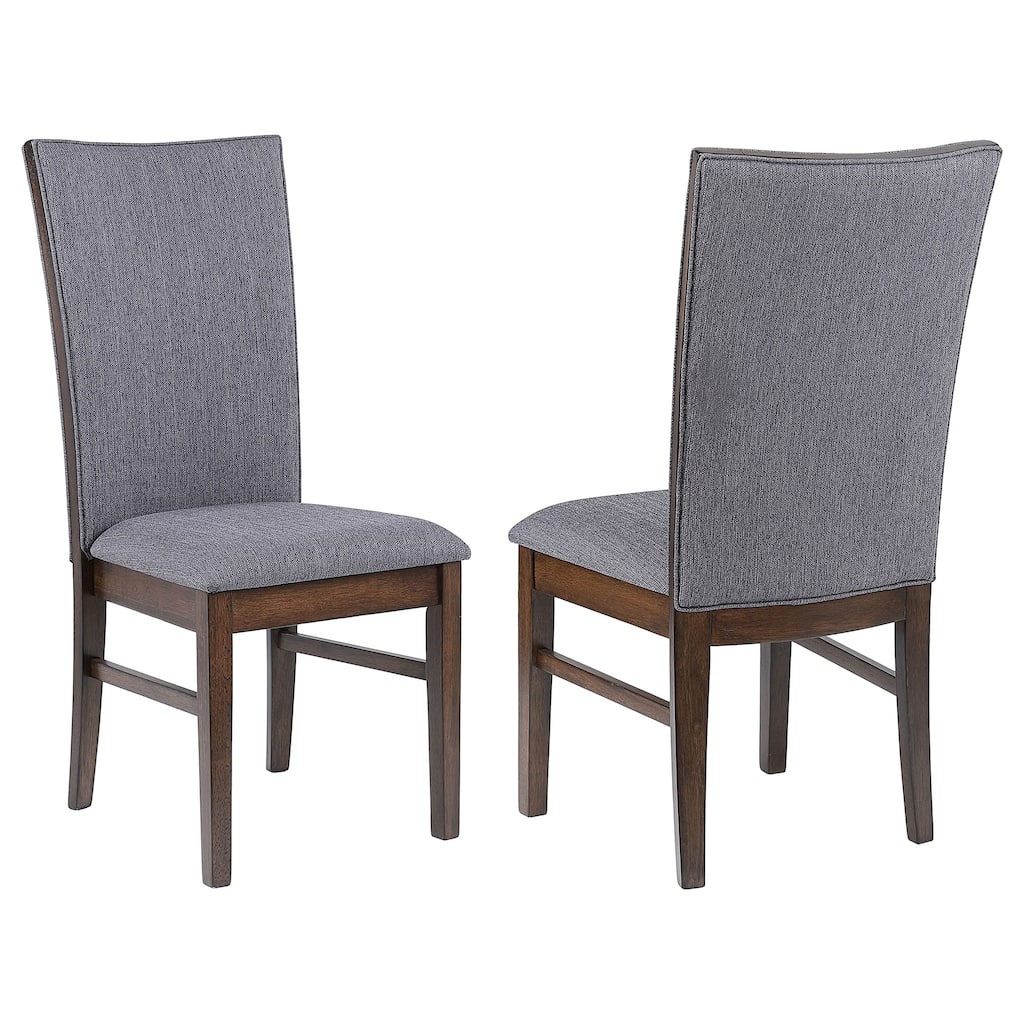 Sherwood Upholstered Dining Side Chair Grey (Set of 2) - 19.25" x 24.00" x 41.75"